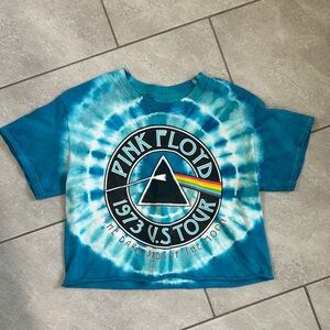 Pink Floyd Youth Tie-Dye T-Shirt - Blue size Small